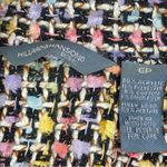 Hillard & Hanson Pastel Multi Tweed Blazer Jacket 6P Two Button Photo 9