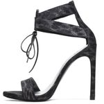 Stuart Weitzman NEW  Tynela Ankle Tie Sandal in Black Size‎ 9.5 Photo 11