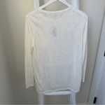 MICHELLE by Commune Michelle by Comune Slub Knit Long Sleeve Shirt Cream SZ Large Photo 1
