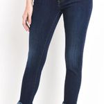 Just Black Lulu’s  Denim Fringe Cropped Jeans Photo 2