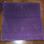 Uno Alla Voila Leather Purple & Green Agate Suede Clutch Photo 4