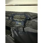 Pendleton  Pants Women 10 Gray Yellow  Tartan Plaid Virgin Wool Tartan USA‎ M Photo 2