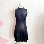 San Joy Vintage Y2K Black Mini Dress Shiny 2000s Goth Whimsigoth Witchy Small Photo 1