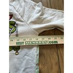 Nickelodeon Ninja Turtle Two Sided Long Sleeve Shirt Pizza Back Sheer Size Medium Cartoon Photo 3