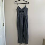 Abercrombie & Fitch Grey Denim Sleeveless Jumpsuit Size 4 Photo 4