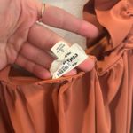 Entro Burnt Orange Ruffle Sleeve Dress Photo 2