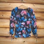 Tanya Taylor  Dutch Garden Silk Blend Floral Top Blouse Photo 5