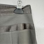 Giorgio Armani  Grey Wide Leg High Rise Trouser Dress Pants Womens XL Preppy Photo 5