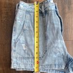 Indigo Rein  Light Blue Distressed Jean Shorts Photo 9