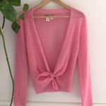 The Territory Ahead Pink Cashmere Cardigan Photo 0