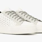 P448  Thea Overload Low Leather Trainers Photo 0