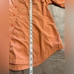 Columbia  Outdoor Button Down Long Sleeve Shirt Size Large Orange Fishing Photo 2