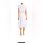Rails  Ashlyn Stripe Linen Blend‎ Midi Dress, Medium, White Photo 1