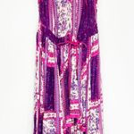 Free People  Rose Garden High Low Dress in Violet Combo Size XS Photo 0