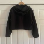 Lululemon  athletica black Hooded oversized cropped Jacket size M/L Photo 5