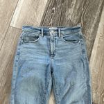 Loft Sz 4 27 Comfy Worn Look Blue Denim Jeans “The Skinny” Photo 4