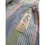 Como vintage Pastel Striped Drawstring Shorts - Women's XL - NWT Photo 1