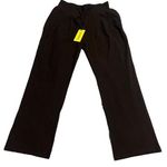 Yoeasy Pants Womens Medium Crepe Linen Drawstring Wide Leg High Waisted NEW Photo 0