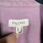 Anthropologie Pilcro Seamed Button Front Denim Mini Dress Size 4 Photo 6