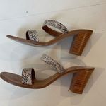 K.JACQUES - Strappy Heeled Sandal Reptile Snakeskin Resort Beach Wear Photo 2