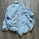 Vitamin A Blue Casual Button Down Shirt Photo 3