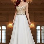 Sherri Hill  Embellished Sweetheart Neckline Strapless Gown Size 4 Pageant Prom Photo 14