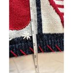 Heirloom Collectibles Patriotic Cardigan Sweater Stars Stripes Hearts Large 2002 Photo 12