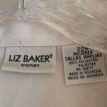 Liz Baker Long Sleeve White Blouse 22 W Photo 5