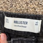 Hollister  Black Low Rise Baggy Wide Leg Jeans Womens 23 Casual Denim Fall Photo 4