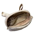 Lole NWOT Lolë Sherpa Fleece Belt Bag Cream Crossbody Fanny Pack Cozy Winter Photo 4