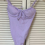 Wild Fable  Women's High Leg Extra Cheeky Purple One Piece Swimsuit - Small - NWT Photo 0