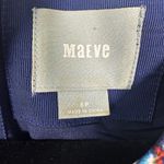 Maeve  Anthropologie Brindille Sheath Blue Floral Dress Size 8 Petite Photo 3