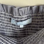 Hill House  Home Nesli sleeved midi tiered nap dress navy blue micro gingham XS Photo 5