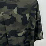 Old Navy Active Green Black Camo Cropped Short Sleeve Tee Women's Size Medium Photo 2