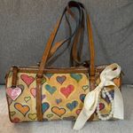 Dooney & Bourke Multicolor Heart Shoulder Bag Photo 13