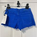 Current/Elliott NWT Current Elliott Nautical Blue Denim Cut off Boyfriend Short size 25 Photo 2