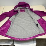 Gerry Fuchsia Hot Pink‎ Full Zip Hooded Raincoat Jacket Medium Zipped Pockets Pink Photo 8