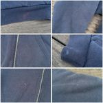 Quiksilver Vintage Y2K Navy Blue Fleece Lined Zip Up Hoodie Sweatshirt Photo 7