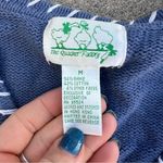 Quacker Factory 90s embroidered snowman winter ugly Christmas cardigan sweater Photo 2