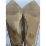 Allegra K Womans Size 7 Gold Sparkly Pointed Toe Heel Pumps Slip On Photo 8