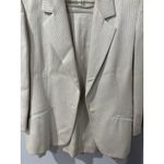 Vintage Christian Dior Blazer Skirt Suit Womens Set‎ 90s Made USA Size 12 Blue Photo 2
