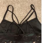 Donna Karan Active Camo CrissCross Medium Impact Sports Bra, M Green Photo 4