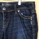 Silver Jeans  Co. Women’s Frances 18” Straight Leg Dark Wash Denim Jeans Photo 4