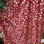 Gorgeous halter style floral pocket dress Red Photo 2