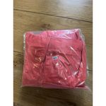 Old Navy Women Rebellion Red Size Medium Long Field Jacket Cotton Zip READ Photo 14