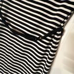 NWT Lauren Ralph Lauren Black White Striped Shirt dress Rope Belt Size L Large Photo 1