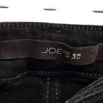 joe's jeans Coated Black Denim Stretch Mid Rise Skinny Ankle Jeans Size 25 Photo 5