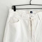 Gap New Off White Boyfriend High Rise Drawcord Distressed Jeans Size 10/30 Photo 10
