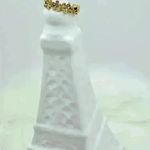 Coquette Style 18k Gold Plated Stainless Steel Cuff Ring with Shining Zirconia Photo 4