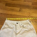 Free People Womens 26 off white Distressed Frayed Festival Jean Denim Shorts Photo 1